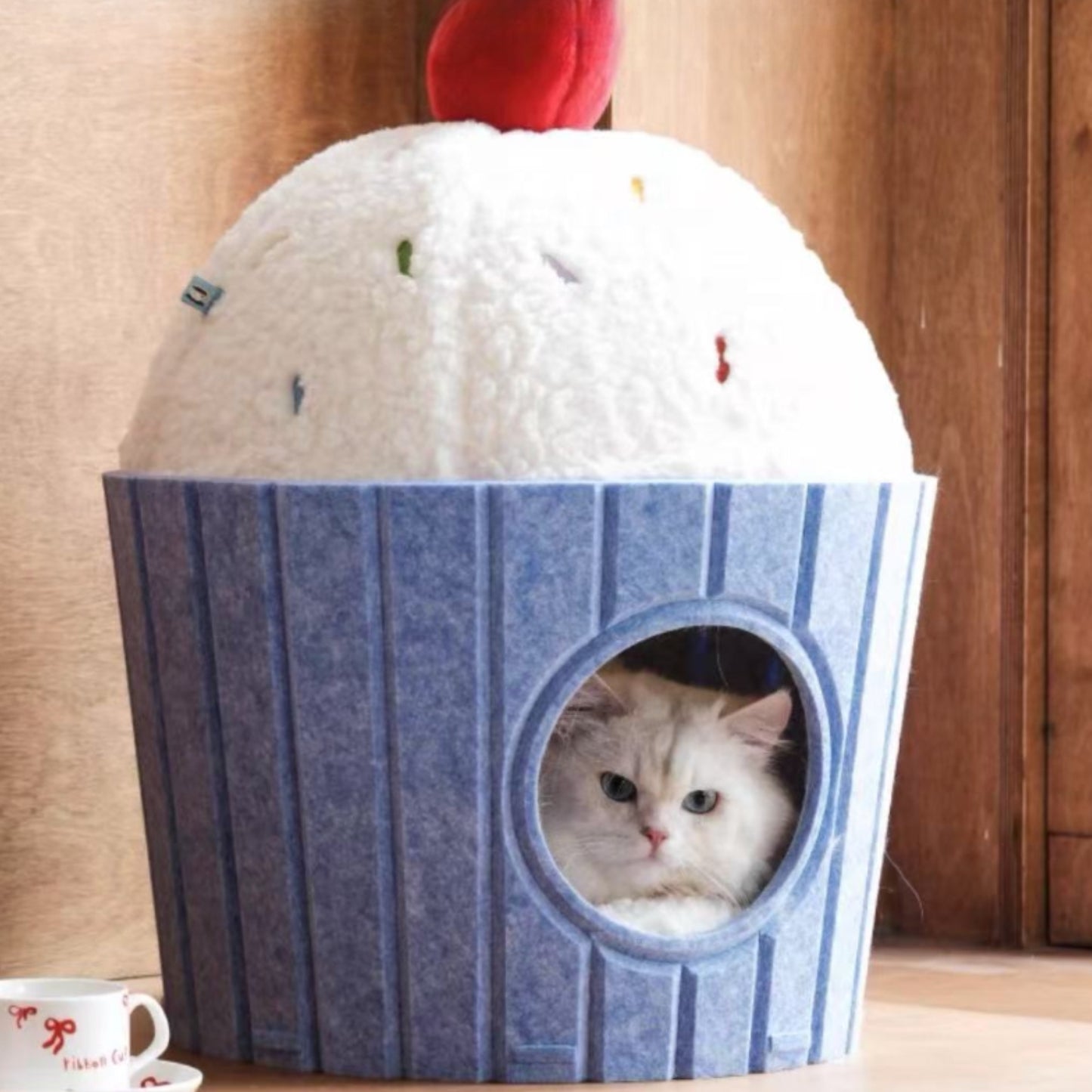 我是不是你的甜心小蛋糕|寵物窩 貓窩 狗窩 寵物屋 封閉式貓窩 可拆洗