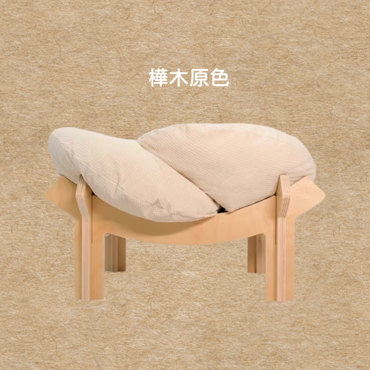 柔軟正在盛開中|北歐風寵物沙發 樺木 壓克力 寵物床 貓貓沙發 狗狗沙發 毛絨寵物窩 北歐輕奢風