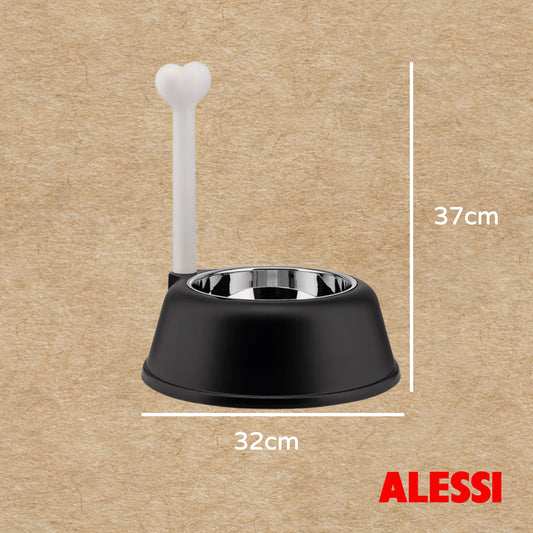 牠最喜歡的那根骨頭|義大利ALESSI 骨頭造型寵物碗 狗糧碗 寵物碗 狗碗 不鏽鋼 大口徑