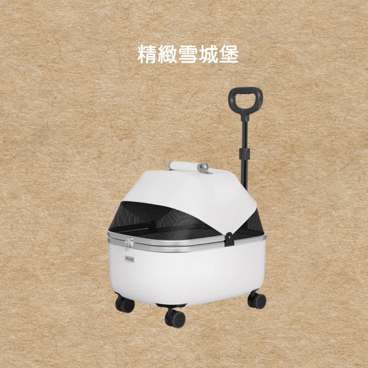 滑進捷運,它還在補眠|寵物推車 輕量型推車 貓推車 狗推車 寵物出行車 寵物拖車