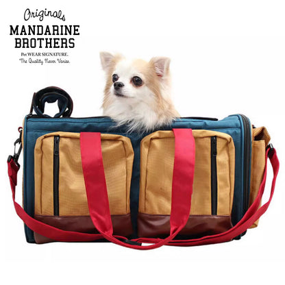 蹦蹦外出包｜日本 Mandarine Brothers 寵物外出包 寵物出行包 寵物手提包 貓狗通用