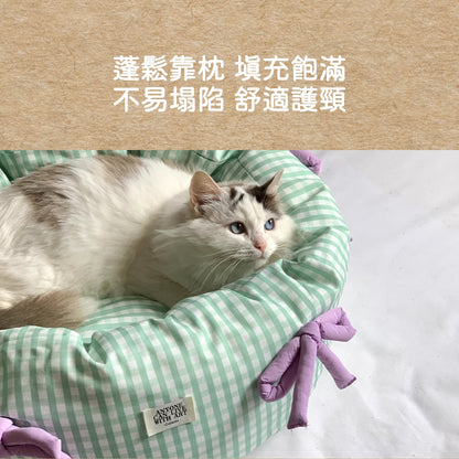 從未見過如此氣質的窩窩｜設計師款寵物床 韓風寵物床 貓窩狗窩 開放式寵物窩 開放式貓窩 可拆洗