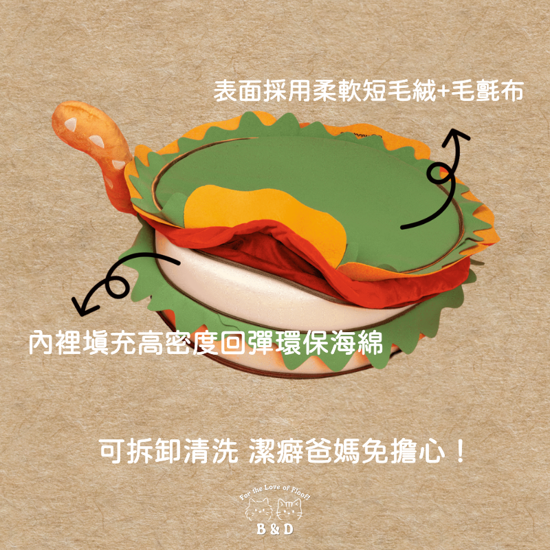 可愛的堡給最愛的寶｜大容量 寵物床 夏日寵物床 貓窩 寵物沙發 四季通用 寵物透氣窩