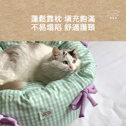 從未見過如此氣質的窩窩｜設計師款寵物床 韓風寵物床 貓窩狗窩 開放式寵物窩 開放式貓窩 可拆洗