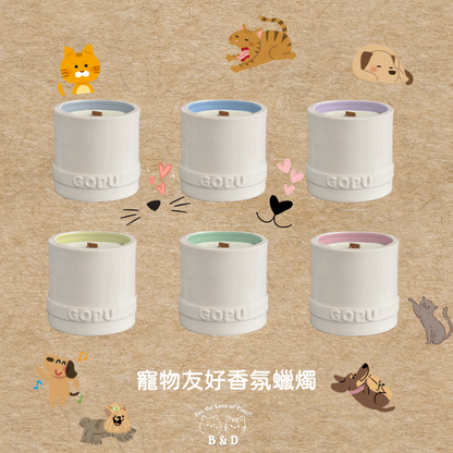 毛髮上的晚風｜150g 寵物友善香氛蠟燭 寵物友善香氛 香氛蠟燭 寵物友善 手工香氛蠟燭