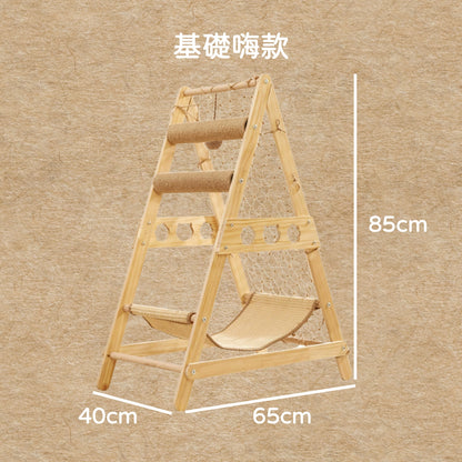 小心！主子會嗨到瘋掉｜豪華加大 貓爬架 貓跳台 太空艙貓窩 貓抓柱