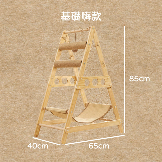 小心！主子會嗨到瘋掉｜豪華加大 貓爬架 貓跳台 太空艙貓窩 貓抓柱
