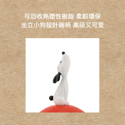 兩隻狗，一起開飯秀｜義大利ALESSI 小狗造型寵物碗 狗糧碗 寵物碗 狗碗 不鏽鋼 大口徑