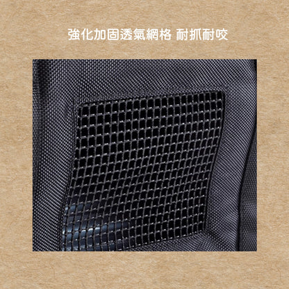 外出代號：黑犬一號｜日本 Mandarine Brothers 寵物外出包 寵物手提包 寵物出行包 寵物側背包 貓包 狗包