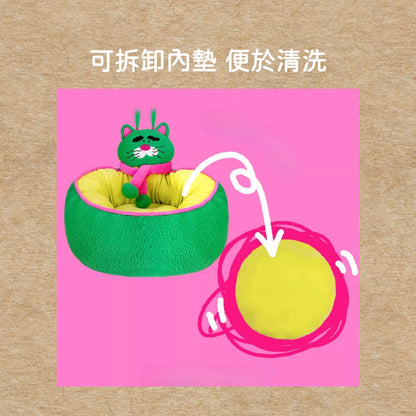 我只是躺著，也很前衛｜寵物窩 貓窩 狗窩 開放式寵物窩 韓風寵物床 開放式貓窩 可拆洗