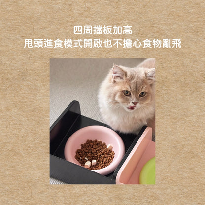 Black Pink in your area｜防蟻碗  防漏食 防溢出 增高放蟻碗 寵物碗 陶瓷碗 貓碗 護頸碗