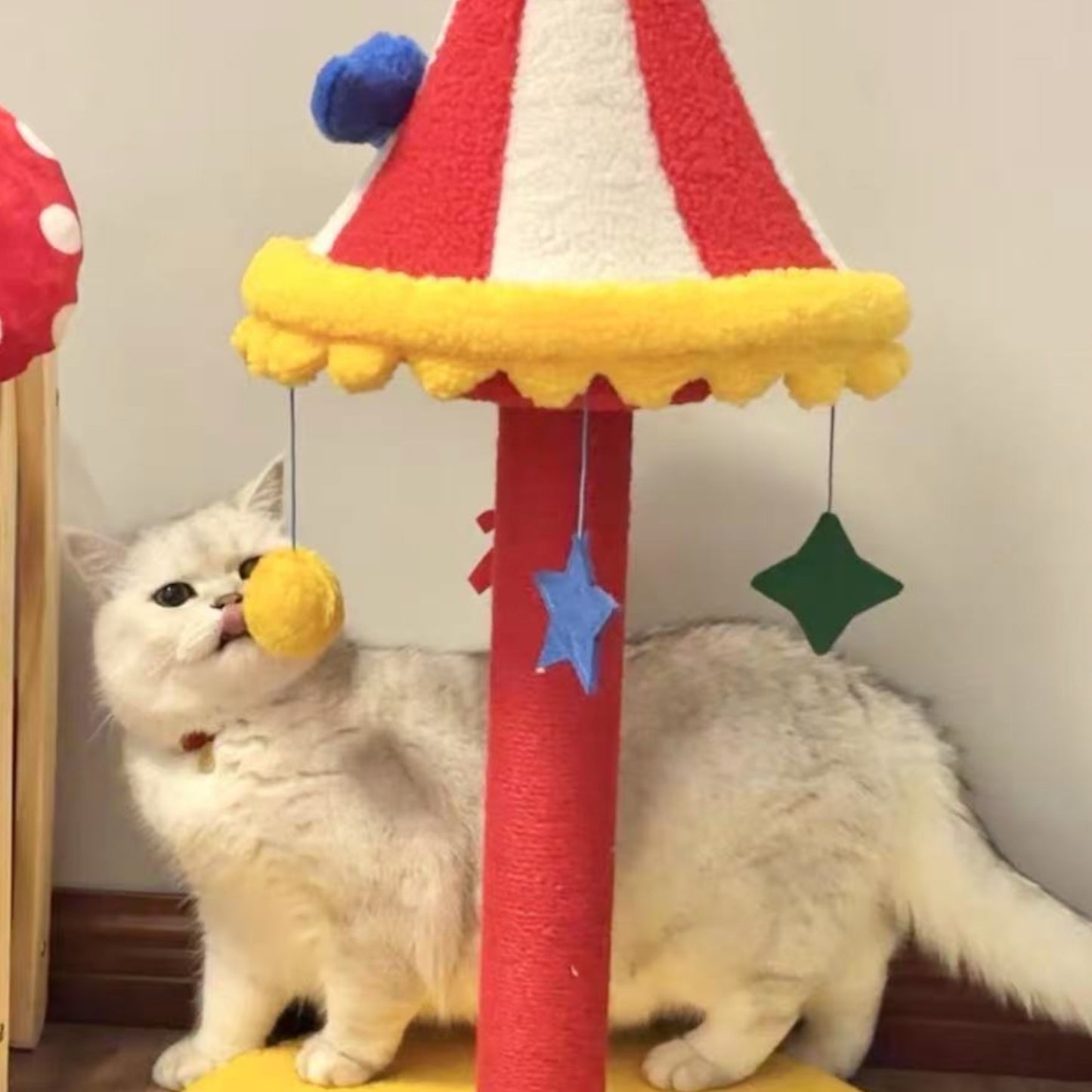 Circus Kitty在這裡｜貓爬架 貓抓板 貓抓柱 耐抓不掉屑 可旋轉貓爬架